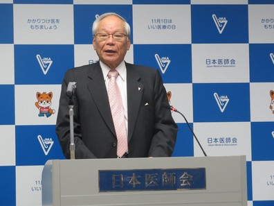 日医・横倉会長、予防に「安定的な財源確保を」のサムネイル画像